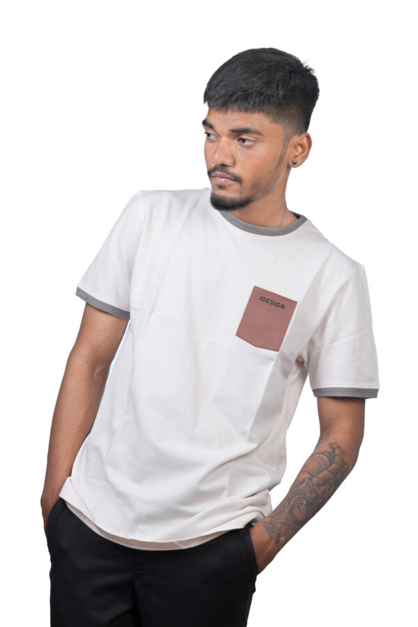 Buy 100%Organic Cotton Tee Crew Comfort style with pocket for men